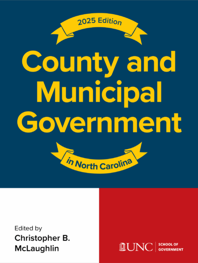 County and Municipal Government in North Carolina